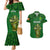 Ireland Rugby Couples Matching Mermaid Dress and Hawaiian Shirt 2023 Word Cup Celtic Cross Go Champions Irish - Wonder Print Shop