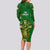 Ireland Rugby Long Sleeve Bodycon Dress 2023 Word Cup Celtic Cross Go Champions Irish - Wonder Print Shop