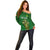 Ireland Rugby Off Shoulder Sweater 2023 Word Cup Celtic Cross Go Champions Irish - Wonder Print Shop