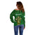 Ireland Rugby Off Shoulder Sweater 2023 Word Cup Celtic Cross Go Champions Irish - Wonder Print Shop