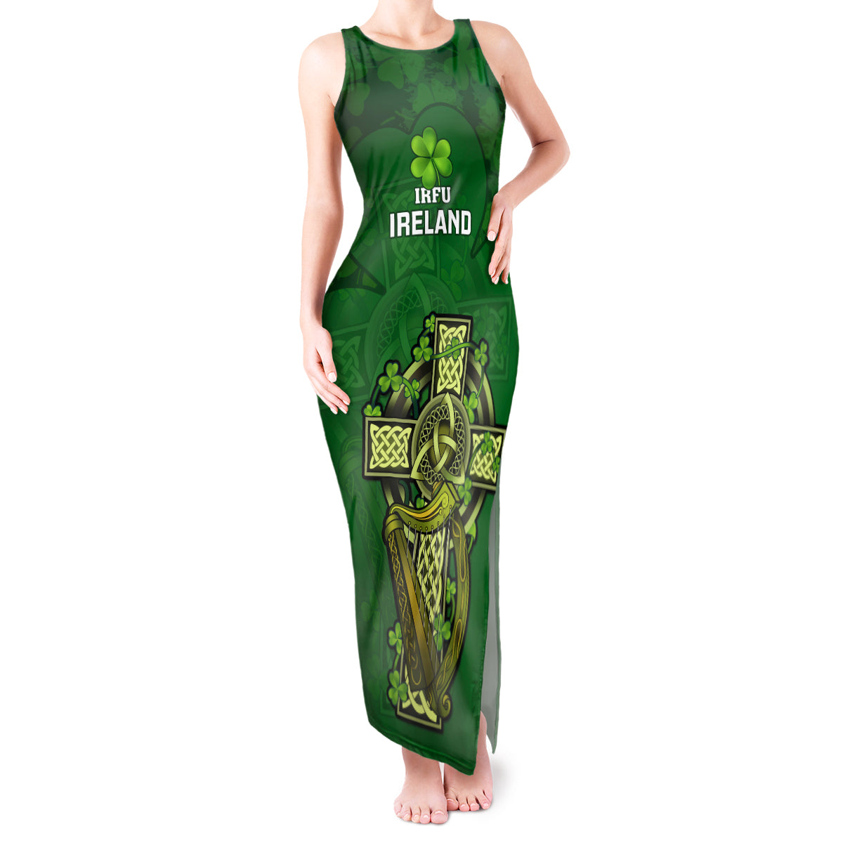 ireland-rugby-tank-maxi-dress-2023-word-cup-celtic-cross-go-champions-irish