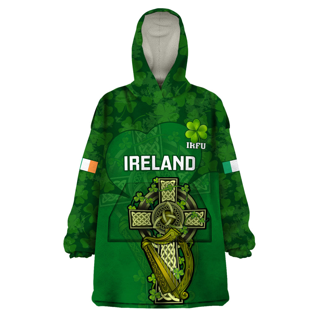 ireland-rugby-wearable-blanket-hoodie-2023-word-cup-celtic-cross-go-champions-irish