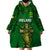 Ireland Rugby Wearable Blanket Hoodie 2023 Word Cup Celtic Cross Go Champions Irish - Wonder Print Shop