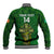 Custom Ireland Rugby Baseball Jacket 2023 Word Cup Celtic Cross Go Champions Irish - Wonder Print Shop