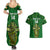 Custom Ireland Rugby Couples Matching Summer Maxi Dress and Hawaiian Shirt 2023 Word Cup Celtic Cross Go Champions Irish - Wonder Print Shop