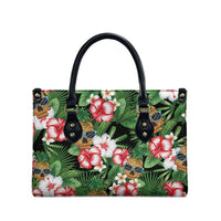 Pineapple Skull Aloha Hawaii Leather Bag Summer Vibes Tropical Seamless Pattern - Wonder Print Shop