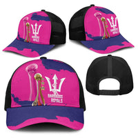 Barbados Royals Cricket Baseball Net Cap 3rd Champions Trophy Proud - Pink - Wonder Print Shop
