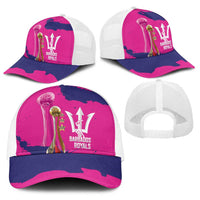 Barbados Royals Cricket Baseball Net Cap 3rd Champions Trophy Proud - Pink - Wonder Print Shop