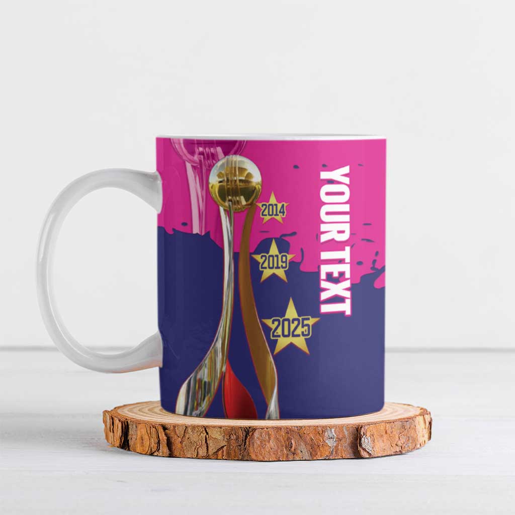 Barbados Royals Cricket Custom Ceramic Mug 3rd Champions Trophy Proud - Pink - Wonder Print Shop