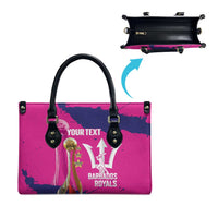 Barbados Royals Cricket Custom Leather Bag 3rd Champions Trophy Proud - Pink - Wonder Print Shop