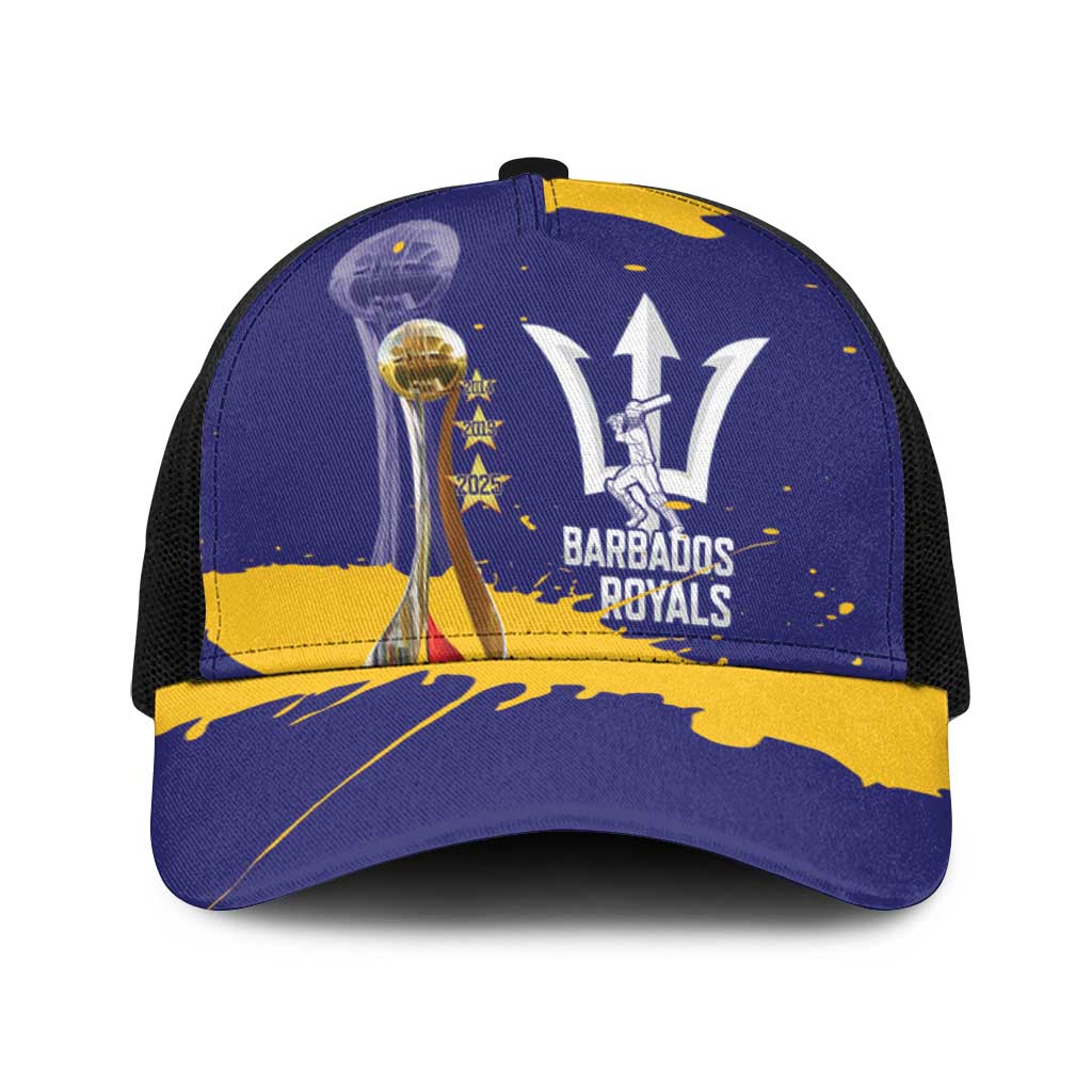 Barbados Royals Cricket Baseball Net Cap 3rd Champions Trophy Proud - Blue - Wonder Print Shop