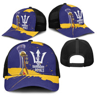 Barbados Royals Cricket Baseball Net Cap 3rd Champions Trophy Proud - Blue - Wonder Print Shop