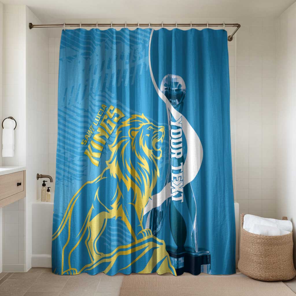 Saint Lucia Kings Cricket Custom Bathroom Set 2025 2nd Champions Back To Back - Wonder Print Shop