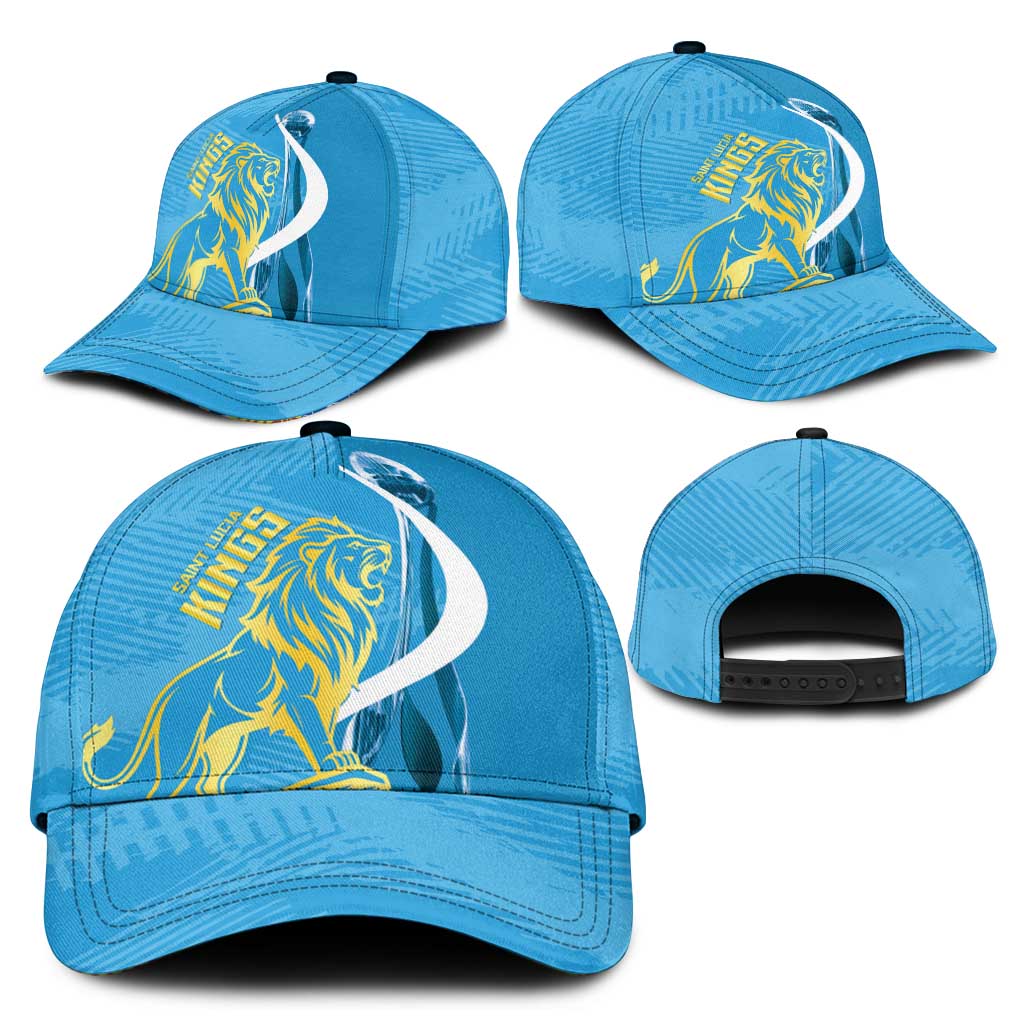 Saint Lucia Kings Cricket Classic Cap 2025 2nd Champions Back To Back - Wonder Print Shop