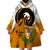 Cyprus Independence Day Wearable Blanket Hoodie Coat Of Arms With Cypriot Mouflon Gradient Style - Wonder Print Shop