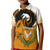 Personalised Cyprus Independence Day Kid Polo Shirt Coat Of Arms With Cypriot Mouflon Gradient Style - Wonder Print Shop