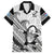 Fiji Tapa Rugby Family Matching Long Sleeve Bodycon Dress and Hawaiian Shirt Flying Fijian 2023 World Cup With Dabbing Ball - Wonder Print Shop