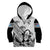 Fiji Tapa Rugby Kid Hoodie Flying Fijian 2023 World Cup With Dabbing Ball - Wonder Print Shop