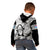 Fiji Tapa Rugby Kid Hoodie Flying Fijian 2023 World Cup With Dabbing Ball - Wonder Print Shop