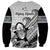 Fiji Tapa Rugby Sweatshirt Flying Fijian 2023 World Cup With Dabbing Ball - Wonder Print Shop