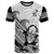 Fiji Tapa Rugby T Shirt Flying Fijian 2023 World Cup With Dabbing Ball - Wonder Print Shop