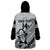 Custom Fiji Tapa Rugby Wearable Blanket Hoodie Flying Fijian 2023 World Cup With Dabbing Ball - Wonder Print Shop