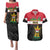 Iraq National Day Couples Matching Puletasi Dress and Hawaiian Shirt Iraqi Coat Of Arms With Flag Style - Wonder Print Shop