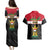 Iraq National Day Couples Matching Puletasi Dress and Hawaiian Shirt Iraqi Coat Of Arms With Flag Style - Wonder Print Shop