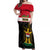 Iraq National Day Off Shoulder Maxi Dress Iraqi Coat Of Arms With Flag Style - Wonder Print Shop