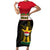 Iraq National Day Short Sleeve Bodycon Dress Iraqi Coat Of Arms With Flag Style - Wonder Print Shop