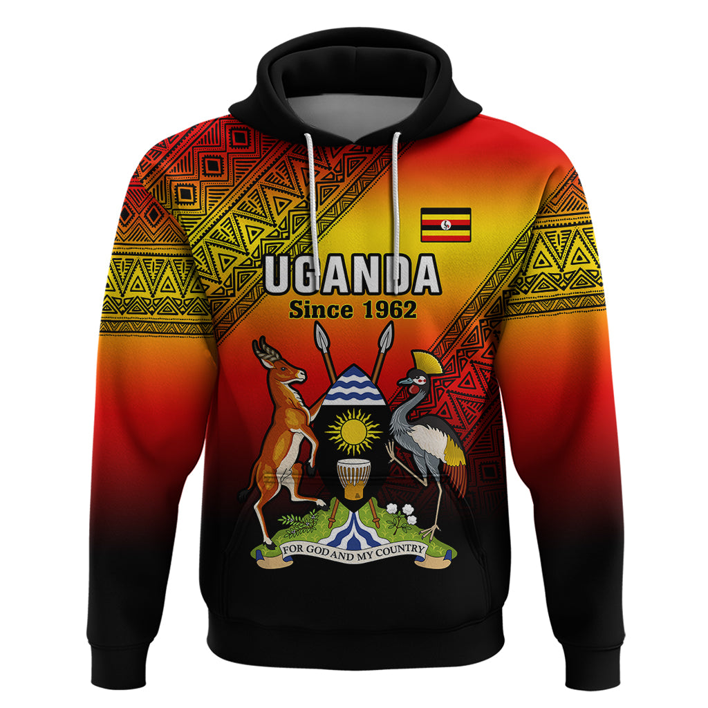 Uganda Independence Day Hoodie Jamhuri ya Uganda Happy 61st Anniversary - Wonder Print Shop