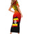 Personalised Uganda Independence Day Family Matching Short Sleeve Bodycon Dress and Hawaiian Shirt Jamhuri ya Uganda Happy 61st Anniversary - Wonder Print Shop