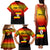 Personalised Uganda Independence Day Family Matching Tank Maxi Dress and Hawaiian Shirt Jamhuri ya Uganda Happy 61st Anniversary - Wonder Print Shop