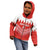 Custom Bahrain Football Kid Hoodie Muharabi Dilmun Sporty Style - Wonder Print Shop