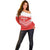 Custom Bahrain Football Off Shoulder Sweater Muharabi Dilmun Sporty Style - Wonder Print Shop