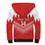 Custom Bahrain Football Sherpa Hoodie Muharabi Dilmun Sporty Style - Wonder Print Shop