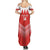 Custom Bahrain Football Summer Maxi Dress Muharabi Dilmun Sporty Style - Wonder Print Shop