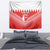 Custom Bahrain Football Tapestry Muharabi Dilmun Sporty Style