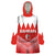 Custom Bahrain Football Wearable Blanket Hoodie Muharabi Dilmun Sporty Style - Wonder Print Shop