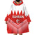 Custom Bahrain Football Wearable Blanket Hoodie Muharabi Dilmun Sporty Style - Wonder Print Shop