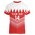 Custom Bahrain Football Women V-Neck T-Shirt Muharabi Dilmun Sporty Style - Wonder Print Shop