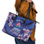 Custom Japan Rugby Leather Tote Bag Go Brave Blossoms