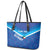 Custom Kuwait Football Leather Tote Bag Al-Azraq Sporty Style