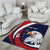 Custom USA Rugby Area Rug Go Eagles Sporty Style - Wonder Print Shop