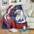 Custom USA Rugby Blanket Go Eagles Sporty Style