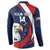 Custom USA Rugby Button Sweatshirt Go Eagles Sporty Style - Wonder Print Shop