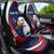 Custom USA Rugby Car Seat Cover Go Eagles Sporty Style - Wonder Print Shop