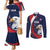 Custom USA Rugby Couples Matching Mermaid Dress and Long Sleeve Button Shirt Go Eagles Sporty Style