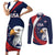 Custom USA Rugby Couples Matching Short Sleeve Bodycon Dress and Long Sleeve Button Shirt Go Eagles Sporty Style - Wonder Print Shop