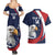 Custom USA Rugby Couples Matching Summer Maxi Dress and Hawaiian Shirt Go Eagles Sporty Style - Wonder Print Shop